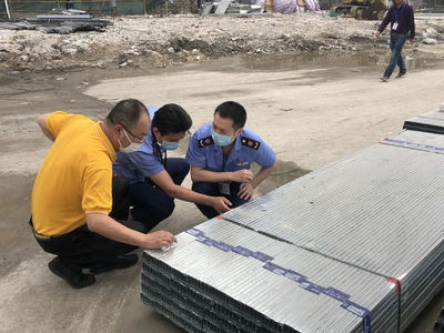 商標侵權建材流入建筑工地，龍灣執(zhí)法部門重拳出擊